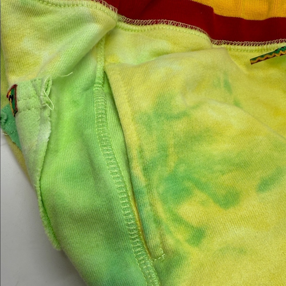 Appaman Green and Yellow Tie-Dye Kids Athletic Shorts NWT size 10 - Picture 5 of 6